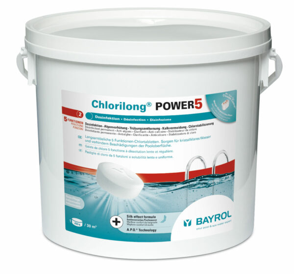 Bayrol Chlorlilong Power 5 – Tabletten 5kg Kübel